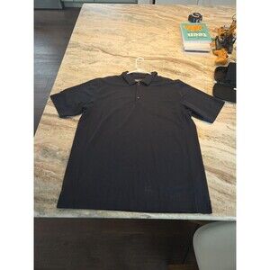 #176 Cutter & Buck DryTec XXL men's black golf shirt Polo Buick logo